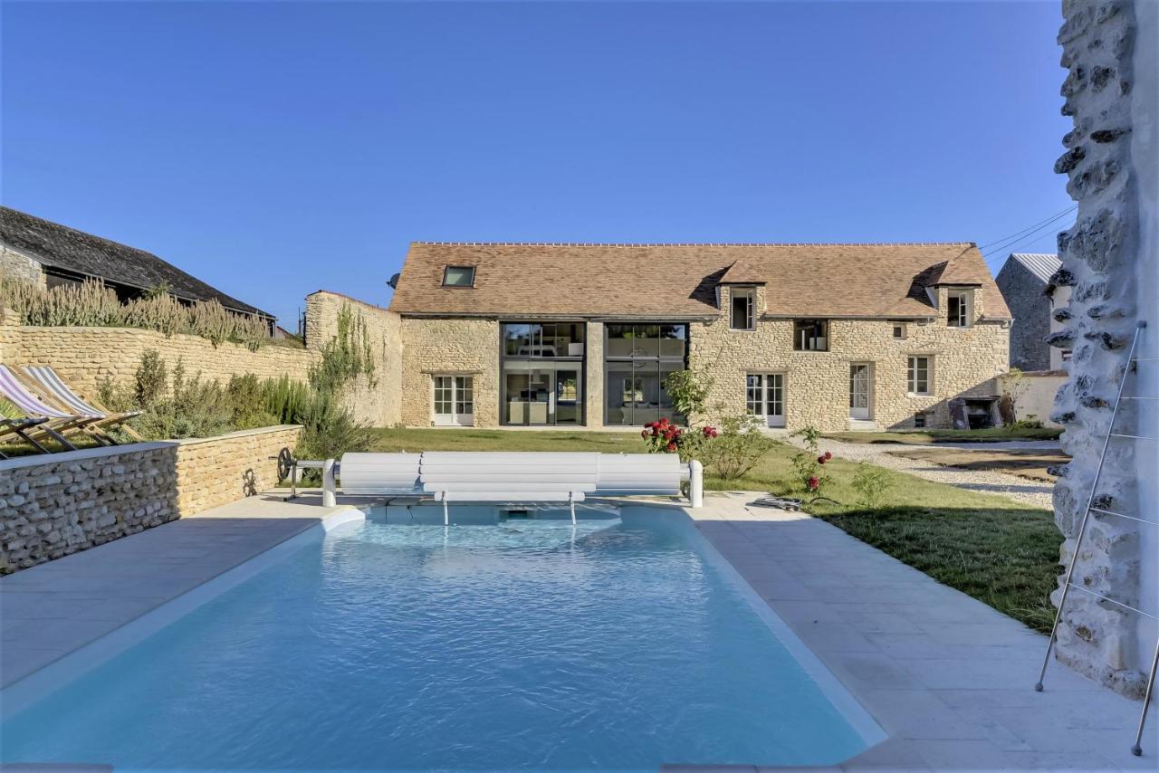 Incroyable Villa A Amponville Avec Piscine Privee. Buitenkant foto
