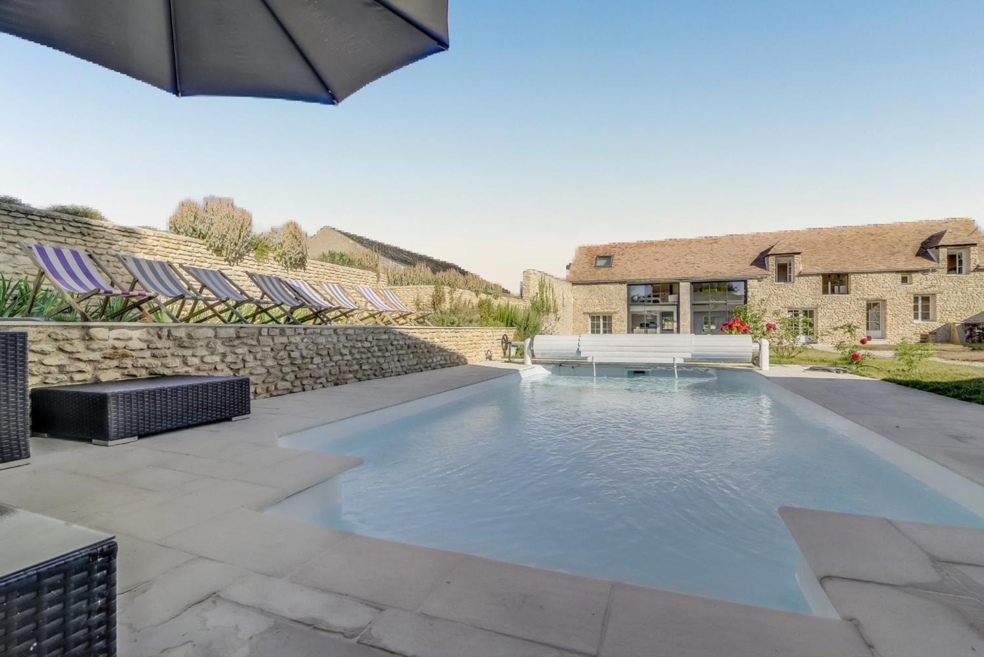 Incroyable Villa A Amponville Avec Piscine Privee. Buitenkant foto